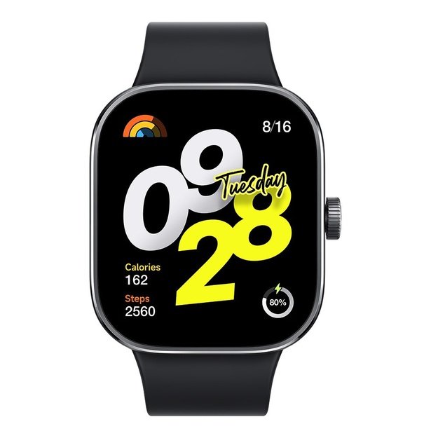 Redmi Watch 4 | Smart watch | GPS (satellite) | AMOLED | 1.97  | Waterproof | Obsidian Black