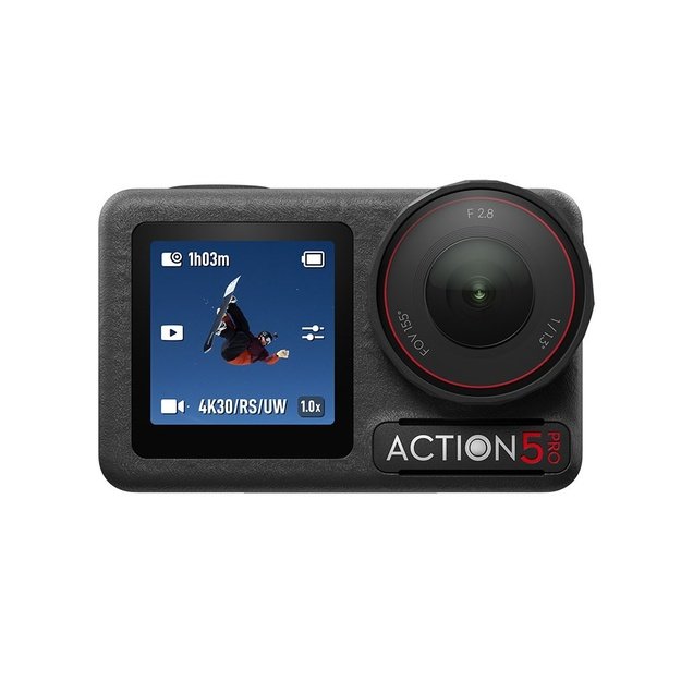 DJI Osmo Action 5 Pro action sports camera 40 MP 4K Ultra HD CMOS 25.4 / 1.3 mm (1 / 1.3 ) Wi-Fi 146 g