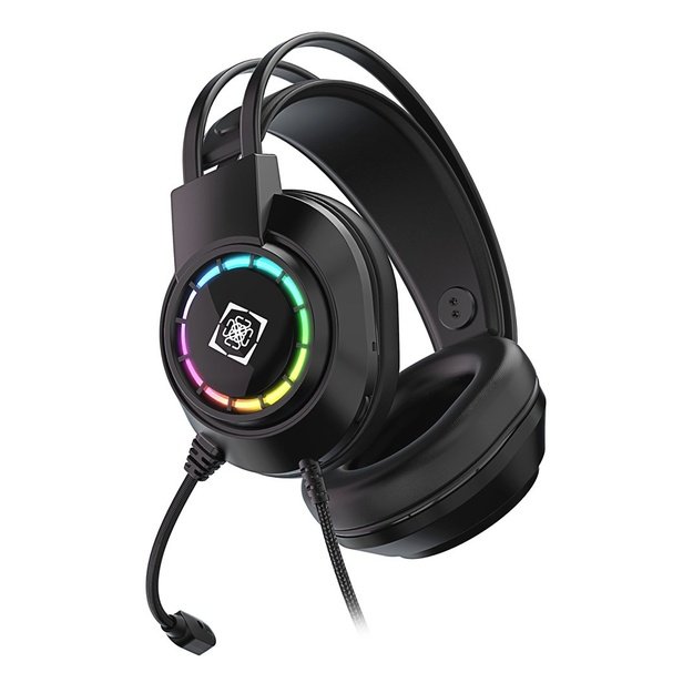 Deltaco Gaming GAM-168 headphones/headset Wired Head-band USB Type-A Black