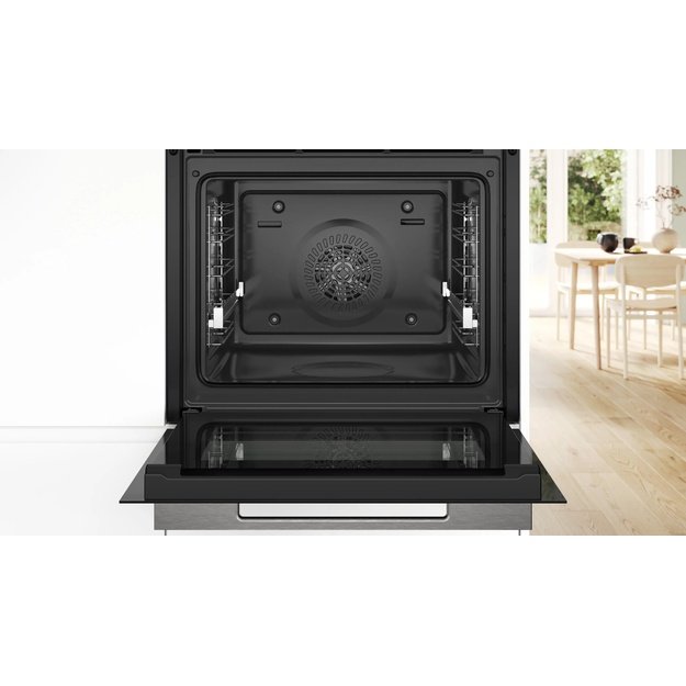 Įmontuojama orkaitė Bosch 8 serijos, HBG724AB1, 71 l