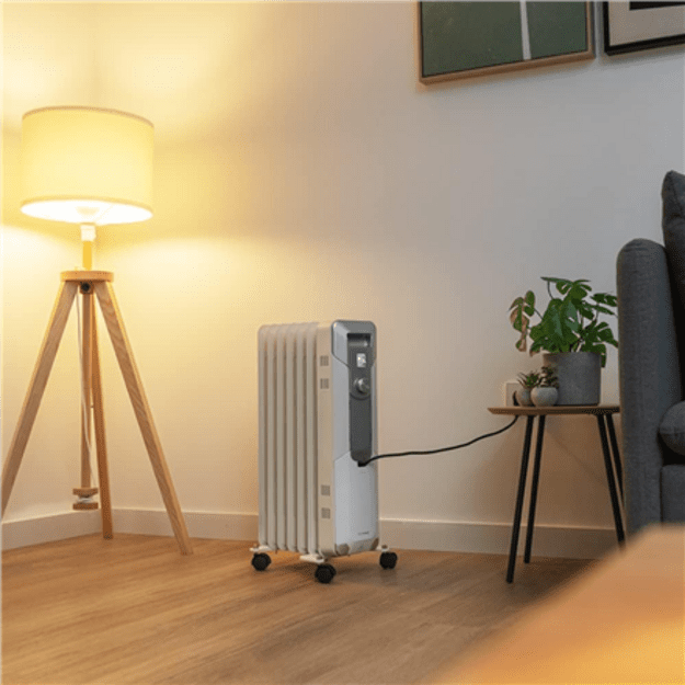 Cecotec ReadyWarm 7000 Space | Oil Radiator | 1500 W | Number of power levels 3 | Suitable for rooms up to 15 m&sup2; | White