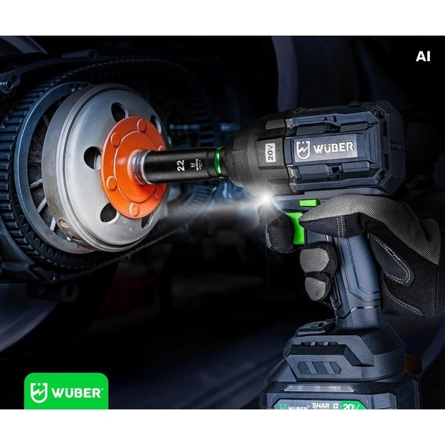 1/2  35-piece long impact socket set hex WUBER