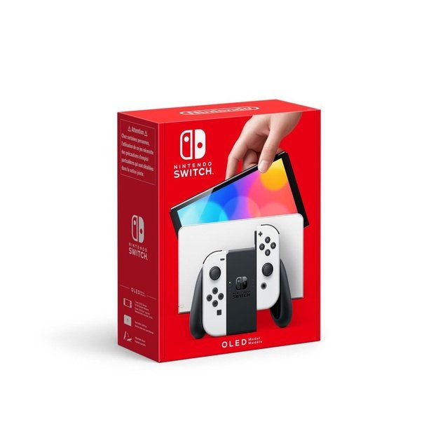 Nintendo Switch OLED portable game console 17.8 cm (7 ) 64 GB Touchscreen Wi-Fi Black, White