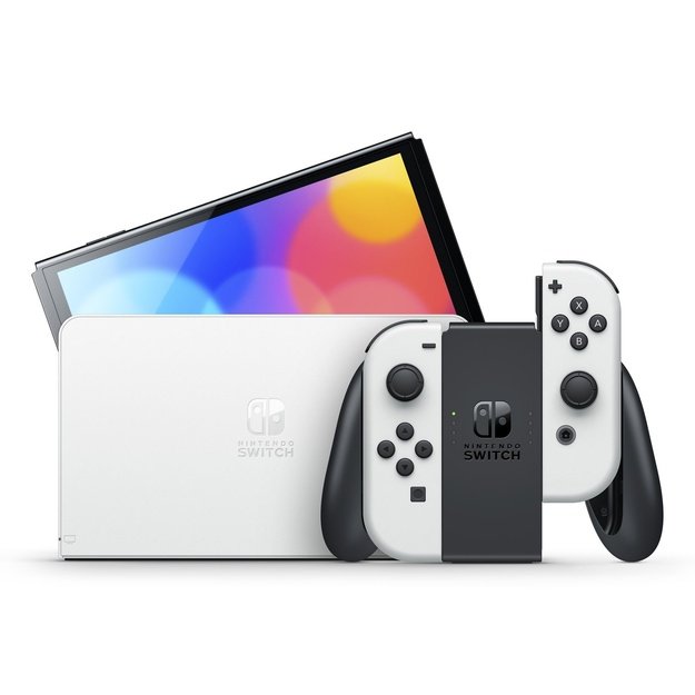 Nintendo Switch OLED portable game console 17.8 cm (7 ) 64 GB Touchscreen Wi-Fi Black, White