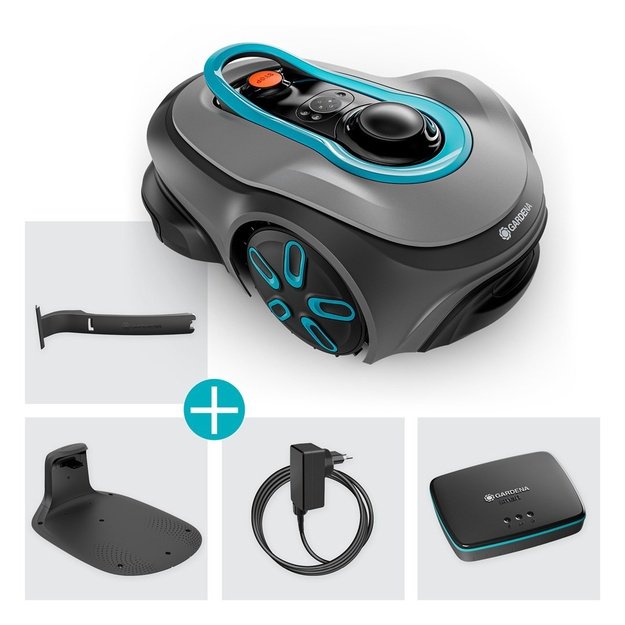 Gardena smart SILENO free Robotic lawn mower Battery Black, Grey