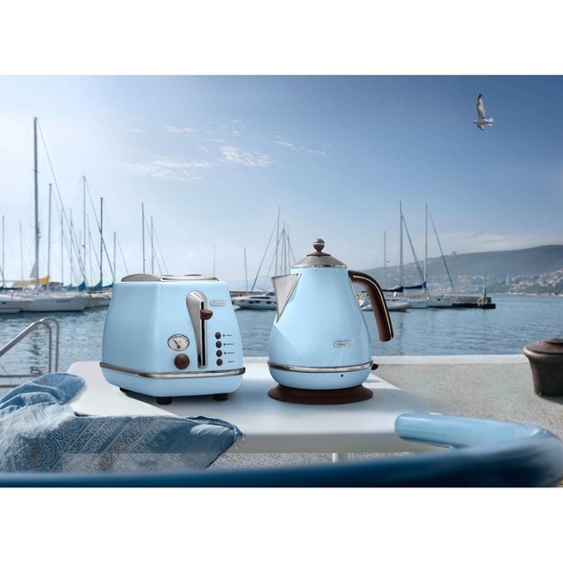DeLonghi KBOV 2001.AZ electric kettle 1.7 L Blue 2000 W