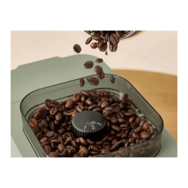 Krups Coffee Maker | SA401LE0 Crush | Pump pressure 15 bar | Automatic | Black/Green | 1370 W