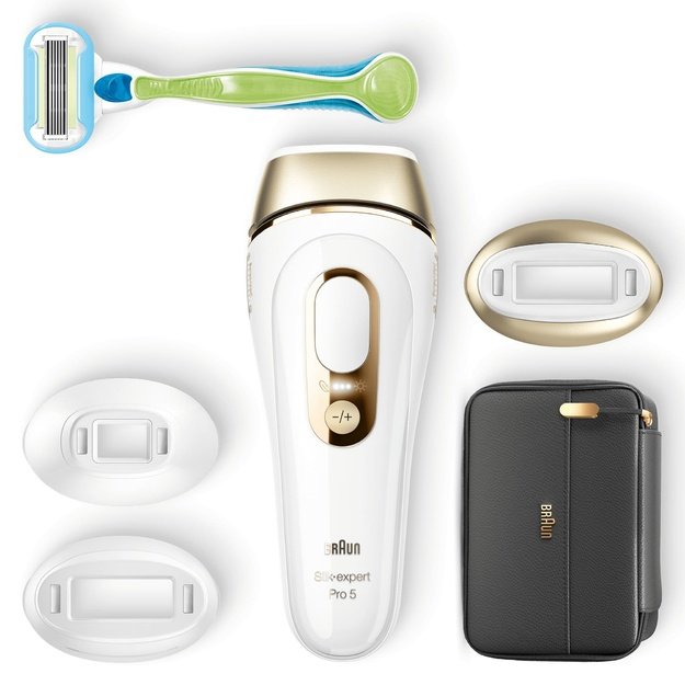 Braun Silk-expert Pro 5 PL5243 Intense pulsed light (IPL) Gold, White