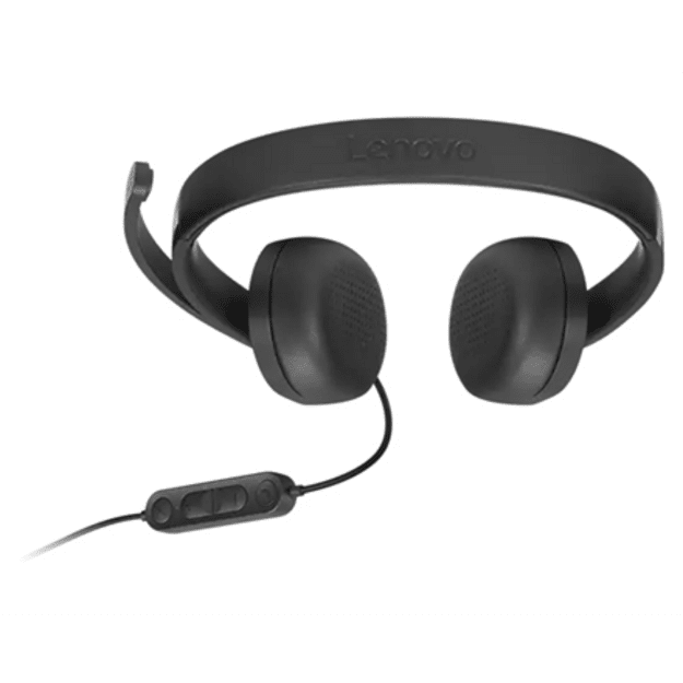 LENOVO Gen2 Headset on-ear wired USB-A black