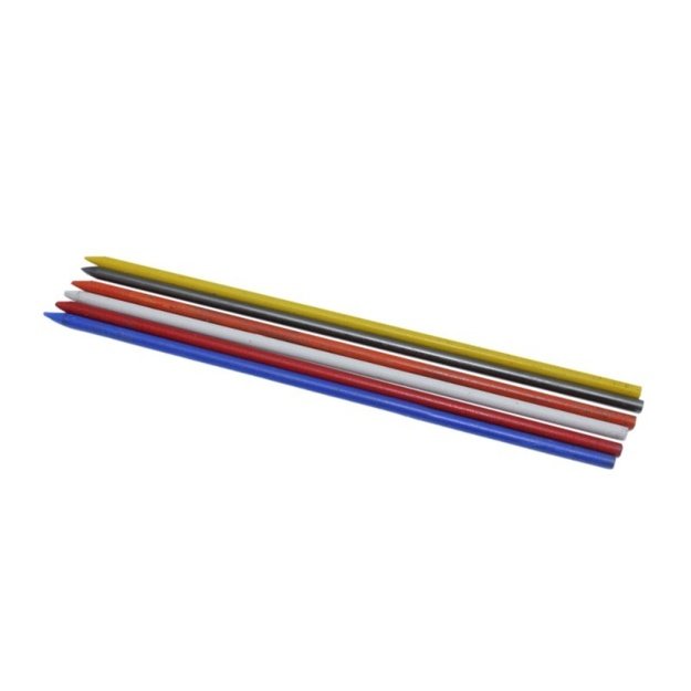 Grafitinės &scaron;erdys spalvotos EDMA Edmarker 2,8mm, 6vnt.