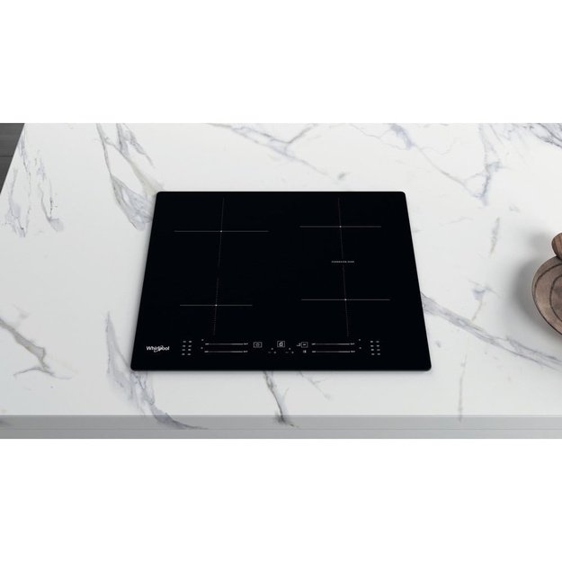 Whirlpool WB S2560 NE Black Built-in 59 cm Zone induction hob 4 zone(s)