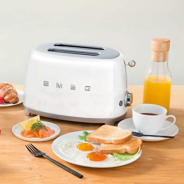 Smeg 50 s Style Toaster TSF01WHEU White