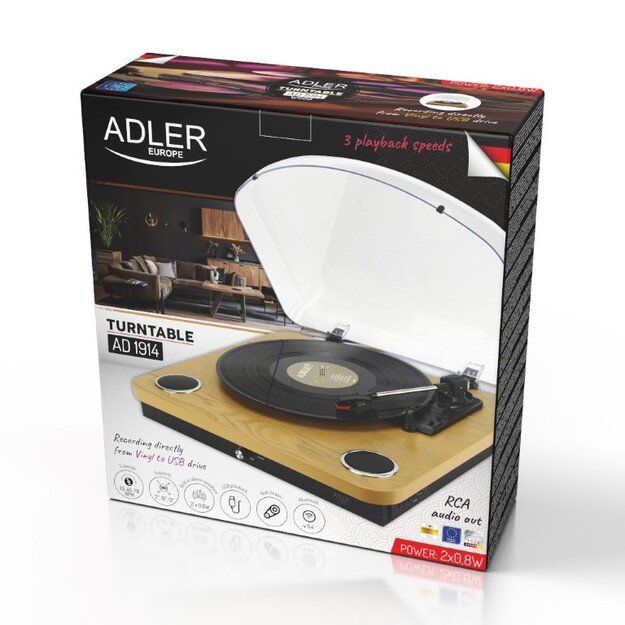 Adler Turntable | AD 1914 | USB port 1