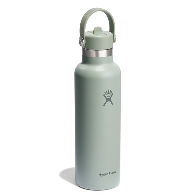Hydro Flask 21 Oz Standard Flex Straw Cap (621ml) thermal bottle - agave
