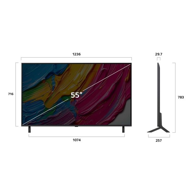 LG QNED 55QNED80A3A TV 139.7 cm (55 ) 4K Ultra HD Smart TV Wi-Fi Black