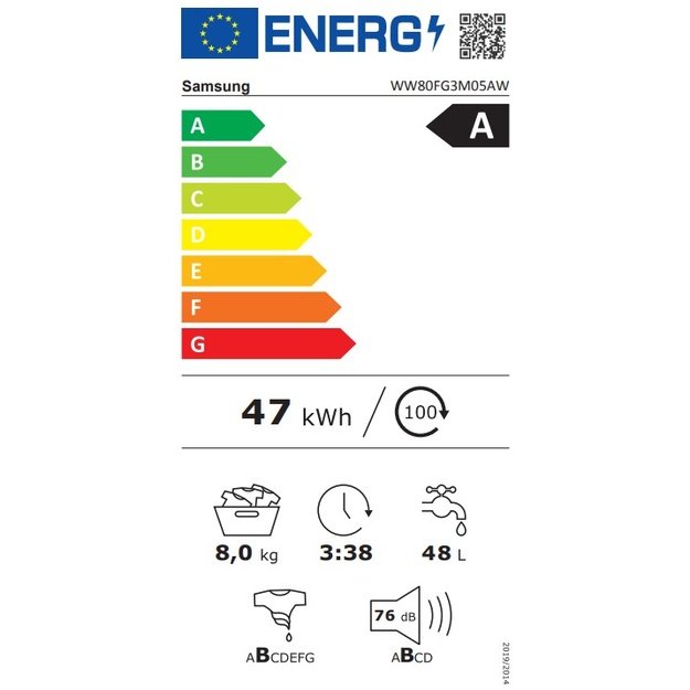 SAMSUNG WW80FG3M05AWLF