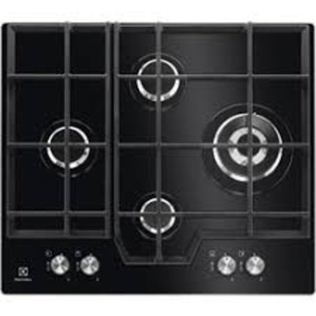 Electrolux KGG6456K Black Built-in 59 cm Gas 4 zone(s)