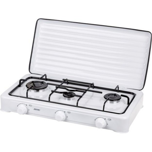MPM KN-03/1K White Countertop 60 cm Gas 3 zone(s)