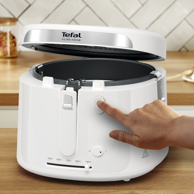 Tefal Filtra Vision FF2541E0 fryer Single 2.1 L Stand-alone 1900 W Deep fryer White