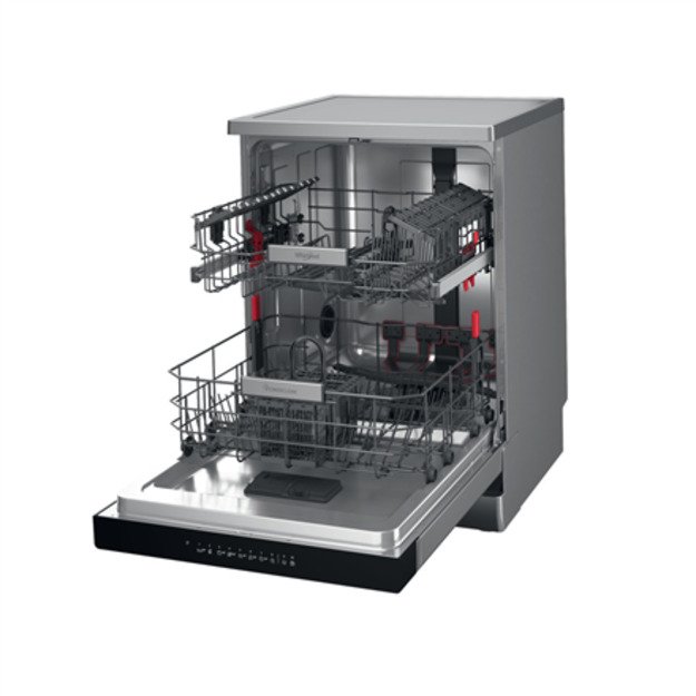 Whirlpool Dishwasher | WFO 3T133 P 6.5 X | Freestanding | Width 60 cm | Number of place settings 14 | Number of programs 10 | En 8