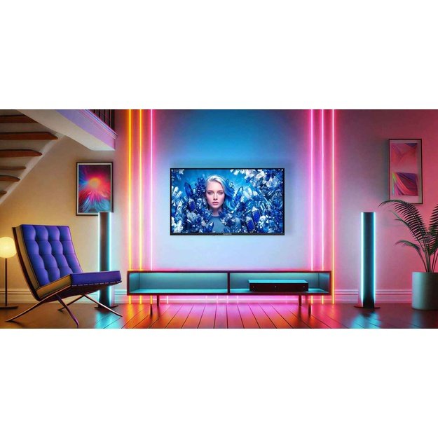 Manta MATV002LHN32 32  LED HD TV with S2 Tuner, DVBT2, HEVC/265, USB, ARC, HDMI, CI+, Slim Design, B