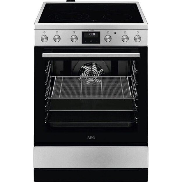 60 cm pločio el..keraminė viryklė AEG CCB6446CBM