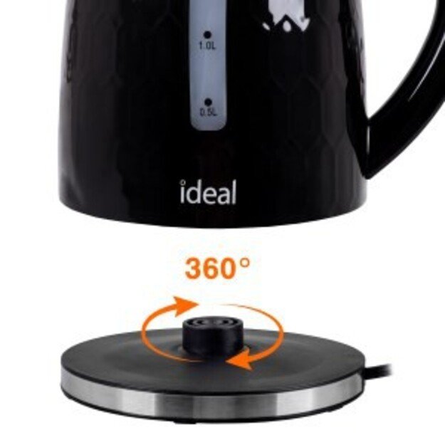 IDEAL Kettle 1.8 l, power 1500 W, glossy black 9