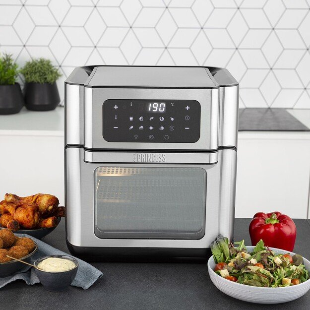 Princess | Aerofryer Oven | 182065 | Power 1500 W | Capacity 10 L | Black/Stainless Steel 2