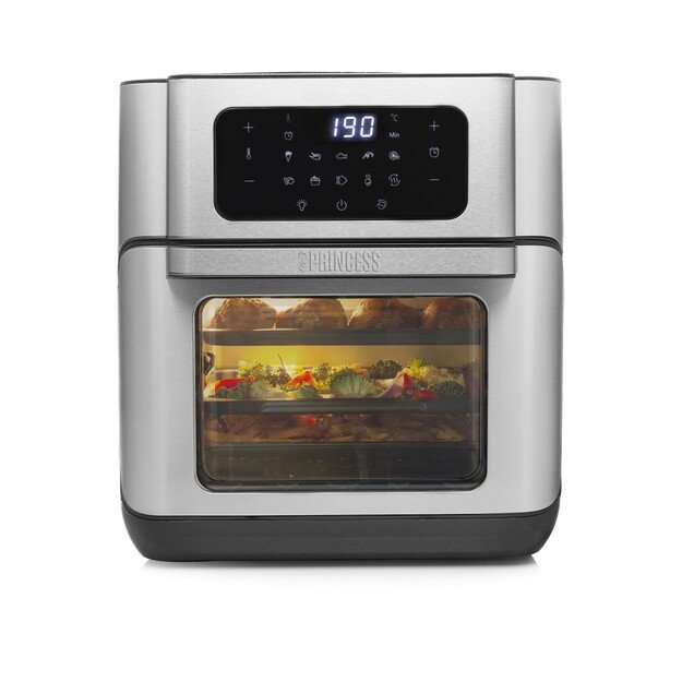 Princess | Aerofryer Oven | 182065 | Power 1500 W | Capacity 10 L | Black/Stainless Steel 10