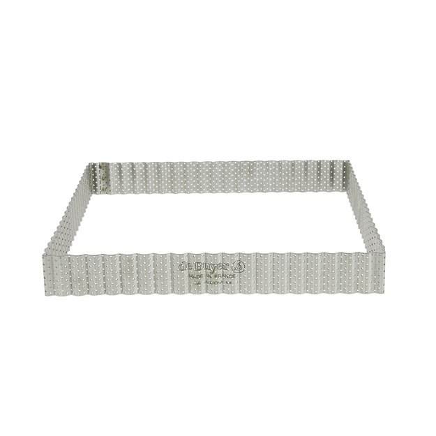 Confectionery rim, perforated, 23x23x3 cm