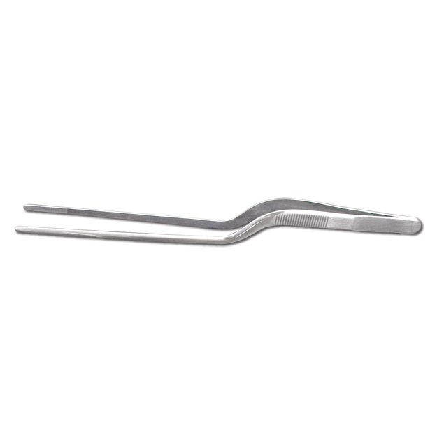 Kitchen tweezers, 21 cm, angled