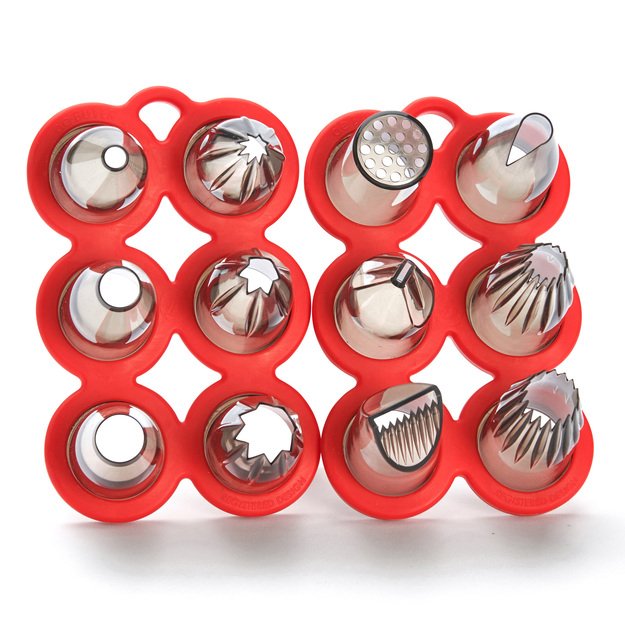 Set of confectionery tips I, 12 pcs