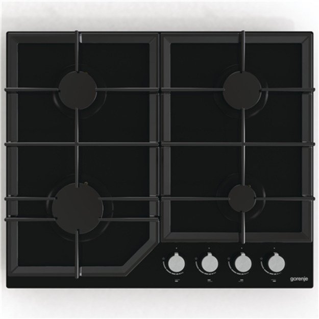 Gorenje GT641KB hob Black Built-in 60 cm Gas 4 zone(s)