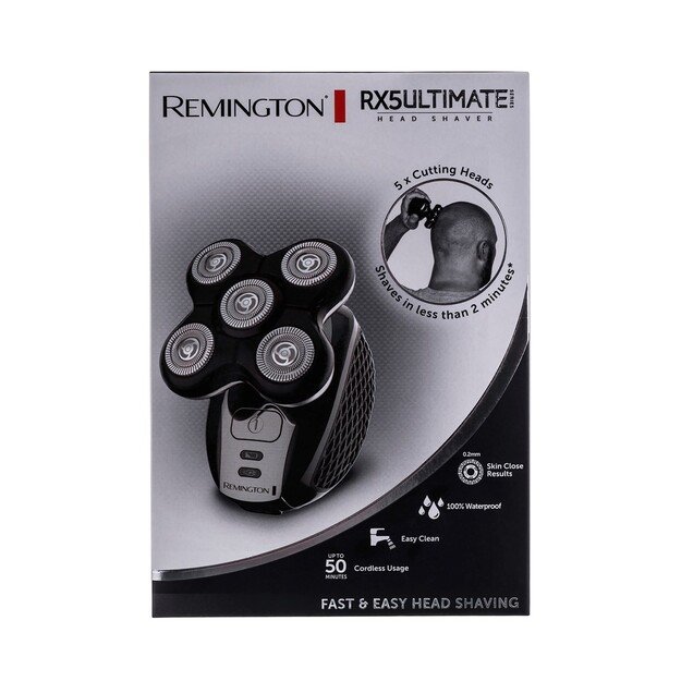 Remington | Shaver | XR1500 | Operating time (max) 50 min | Black/Silver 3