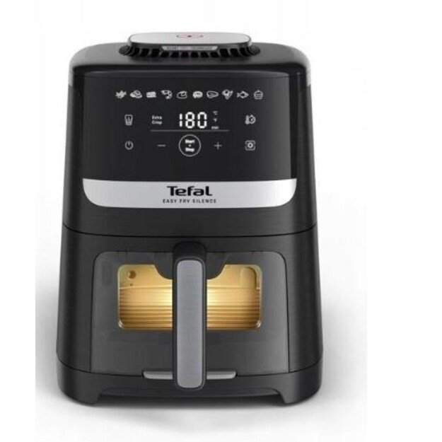 Tefal Easy Fry Silence EY5568E0 fryer Single 5 L Stand-alone Hot air fryer Black, Stainless steel 6