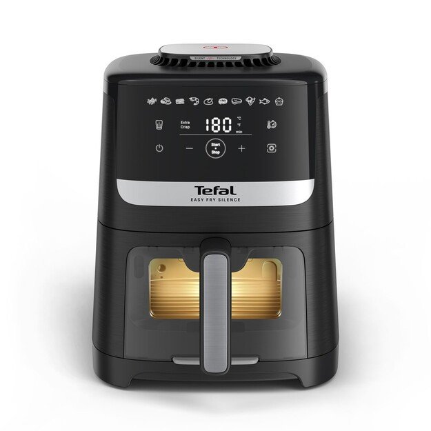 Tefal Easy Fry Silence EY5568E0 fryer Single 5 L Stand-alone Hot air fryer Black, Stainless steel 8