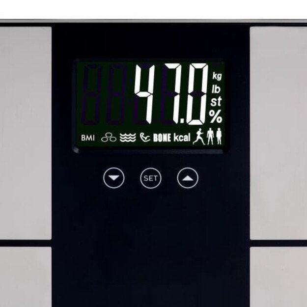 Adler | Bathroom scale with analyzer | AD 8165 | Maximum weight (capacity) 225 kg | Accuracy 100 g | Body Mass Index (BMI) measu 2