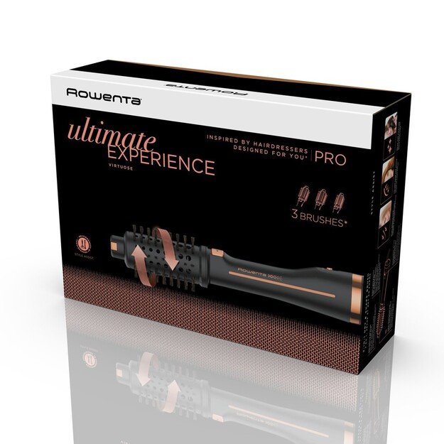 Rowenta Ultimate Experience CF9625 Hot air brush Warm Black, Bronze 750 W 1