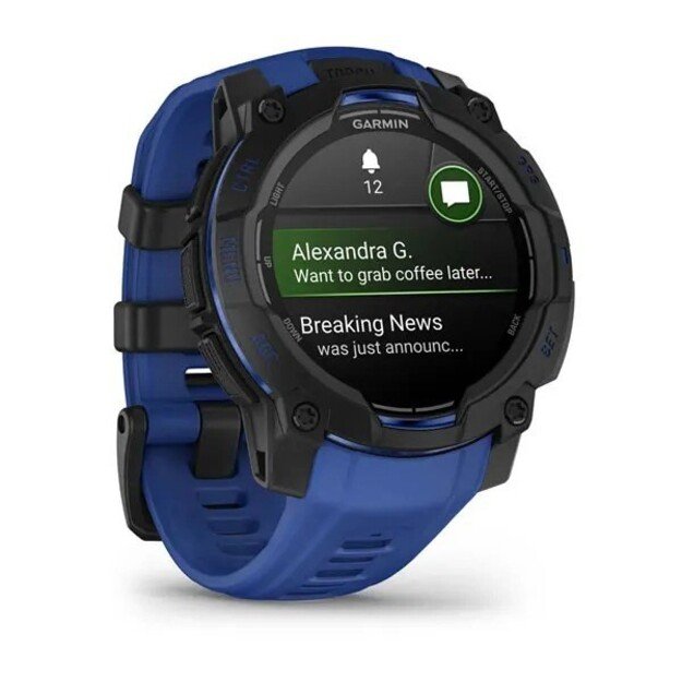 Garmin Instinct 3 3.05 cm (1.2 ) AMOLED 45 mm Digital 390 x 390 pixels Black GPS (satellite) 3