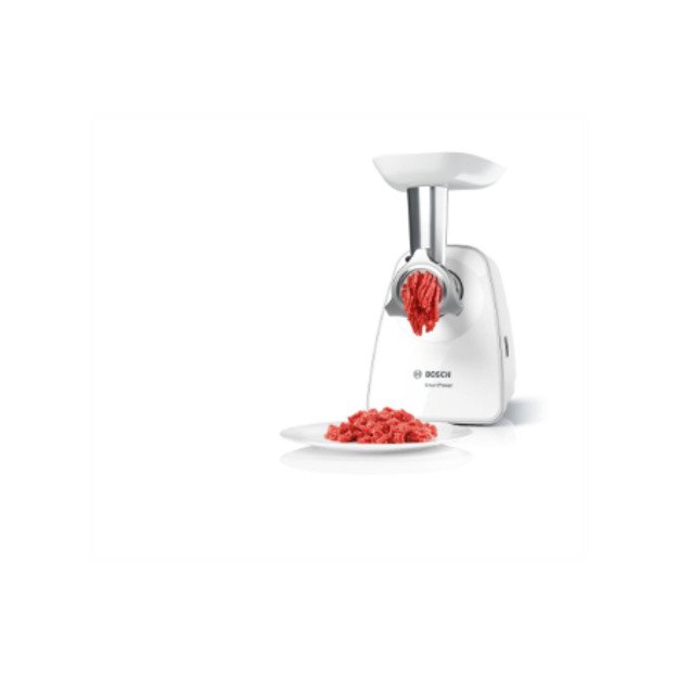Bosch | Meat mincer SmartPower | MFW2510W | White | 350 W | Number of speeds 1 | 2 Discs: 3.8 and 8 mm 9