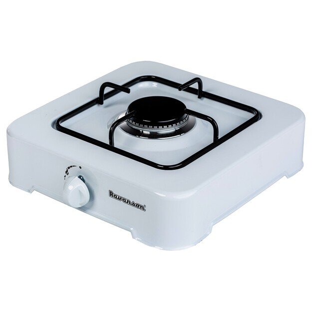 1-burner gas cooker Ravanson K-01T (White)