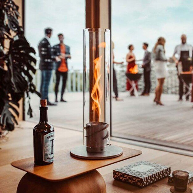 HOFATS SPIN 120 stalo židinys, pilkas 2