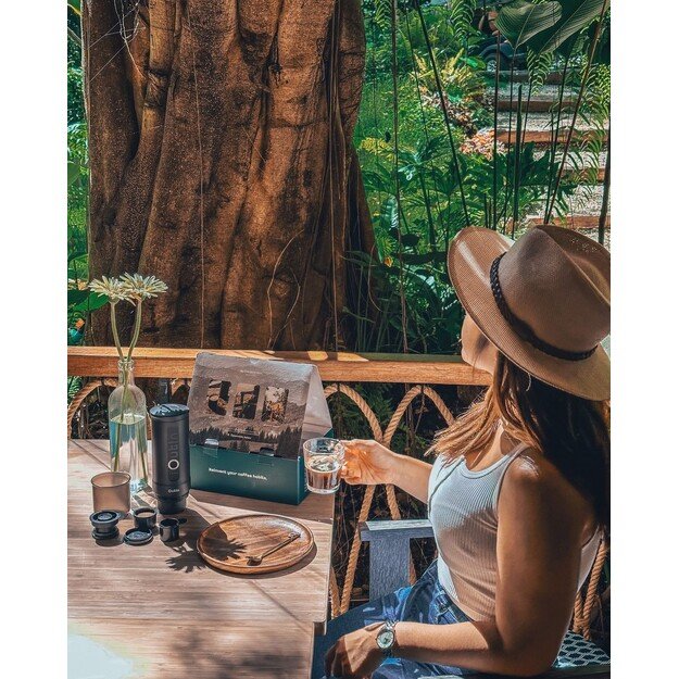 OUTIN NANO rankinis espresso kavos aparatas, pilka 9