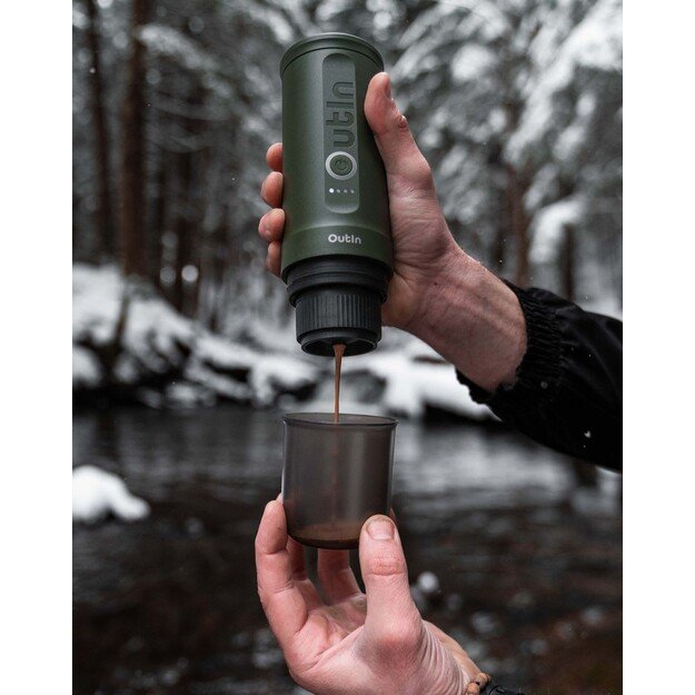 OUTIN NANO rankinis espresso kavos aparatas, pilka 8