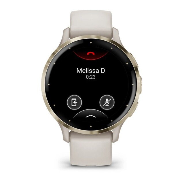 Garmin Venu 3S 3.05 cm (1.2 ) AMOLED 41 mm Digital 390 x 390 pixels Touchscreen Gold, Ivory Wi-Fi GPS (satellite) 7