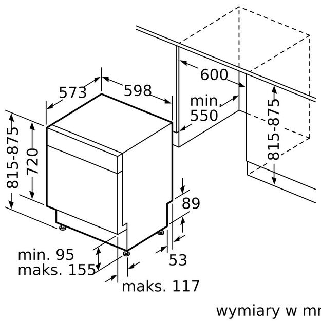 Built-in dishwasher BOSCH SMU2HVS06E 6