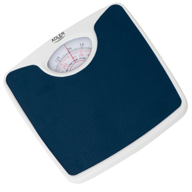 Adler | Mechanical bathroom scale | AD 8151b | Maximum weight (capacity) 130 kg | Accuracy 1000 g | Blue/White 3