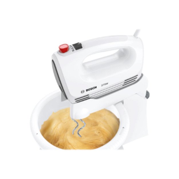 Bosch | Mixer | CleverMixx MFQ2600G | Mixer with bowl | 375 W | Number of speeds 4 | Turbo mode | White