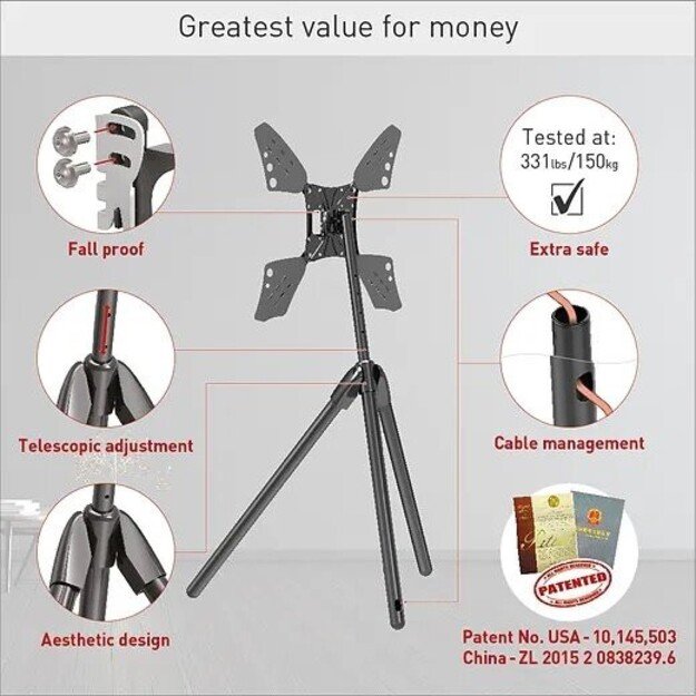 BARKAN DTP410 13 -83  TV, pakreipiamas, trikojis 6