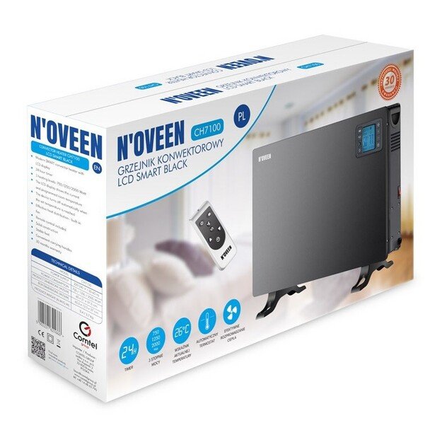 CONVECTOR HEATER NOVEEN CH7100 LCD SMART BLACK 2
